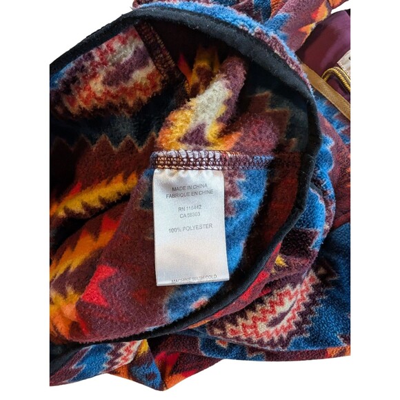 DRAVUS 1/4 Snap Fleece Aztec/Western Pullover Hoodie Men’s Size Small - Picture 6 of 8